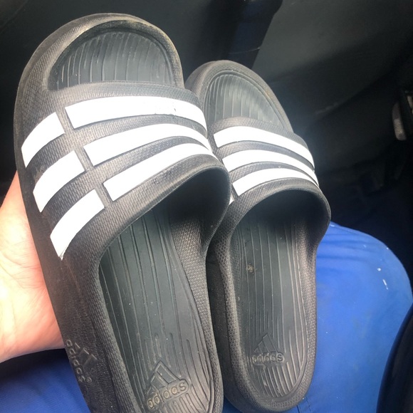 adidas girls sliders